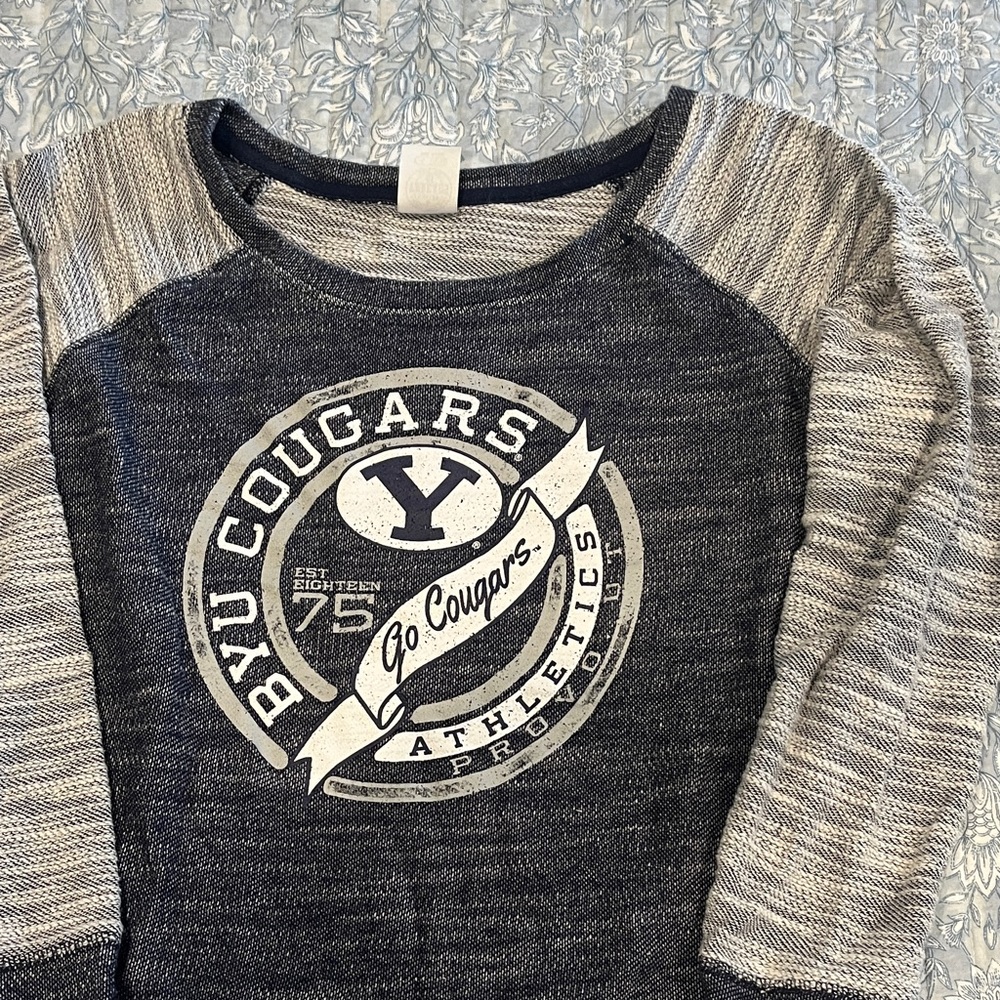 BYU Rivalry Threads Navy and White Sweater